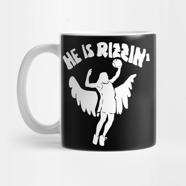 funny quote he is rizzin easter by Roocolonia